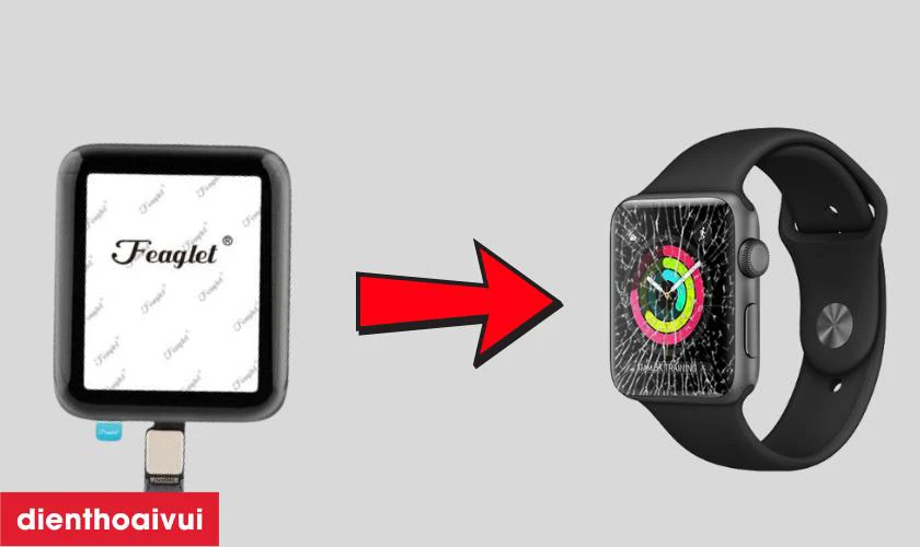 Kính cảm ứng Feaglet thay cho Apple Watch Series 3 có tốt không?