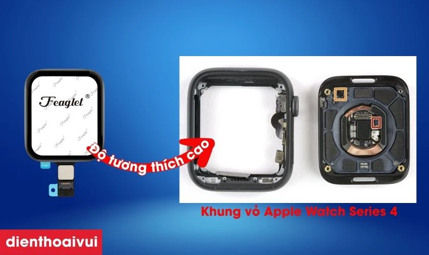 Kính cảm ứng chính hãng Feaglet thay cho Apple Watch Series 4 có tốt không?