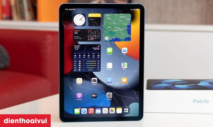 C&aacute;c dấu hiệu nhận biết bạn cần thay k&iacute;nh cảm ứng iPad Air