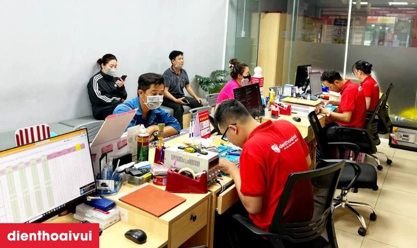 Quy tr&igrave;nh thay k&iacute;nh cảm ứng iPad Air 6 M2 11 2024 ch&iacute;nh h&atilde;ng Feaglet tại Điện Thoại Vui