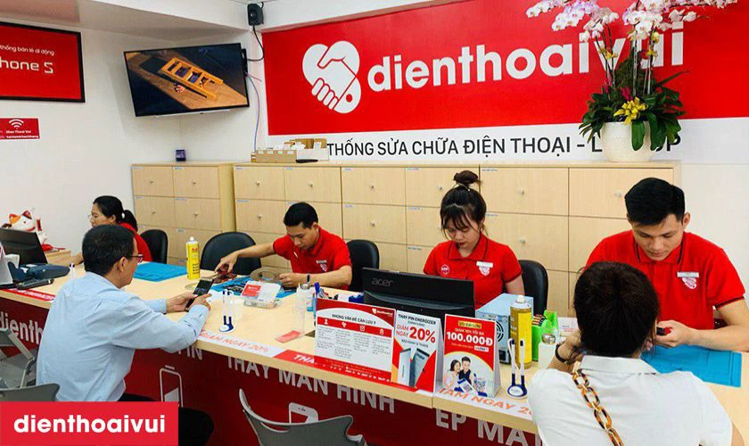 Thay kính cảm ứng mới