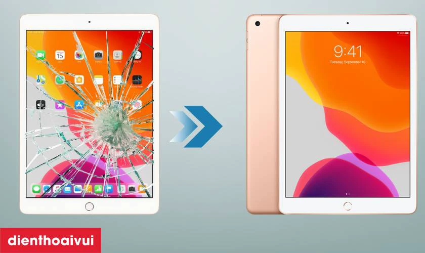 Thay k&iacute;nh cảm ứng iPad Gen 7 10.2 2019 ch&iacute;nh h&atilde;ng Feaglet l&agrave; g&igrave;?