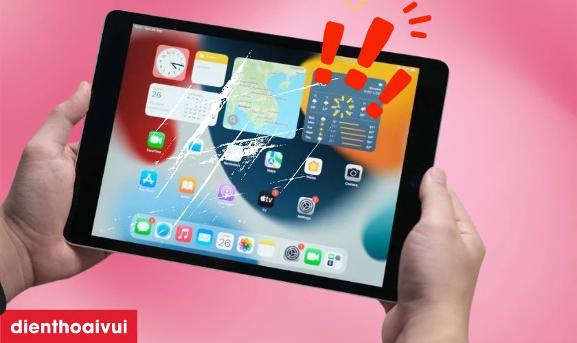 C&aacute;c dấu hiệu nhận biết cần thay k&iacute;nh cảm ứng iPad Gen 9