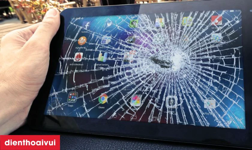 Nguyên nhân tại sao iPad dễ bị nứt vỡ mặt kính