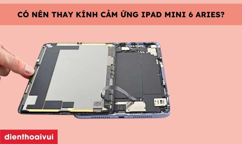 Có nên thay kính cảm ứng iPad chính hãng Aries không?