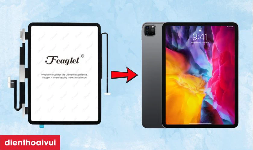 Thay kính cảm ứng iPad Pro 11 2020 chính hãng Feaglet là gì?