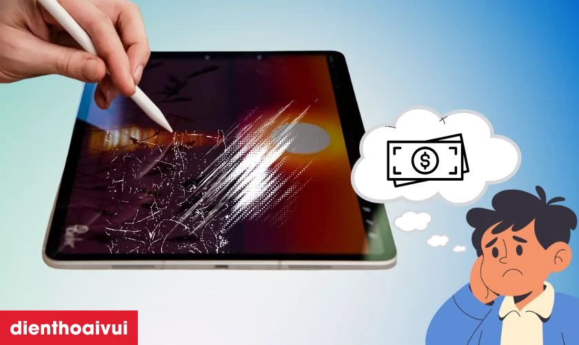 Các dấu hiệu nhận biết bạn cần thay kính cảm ứng iPad Pro 11 2022 PT chính hãng Feaglet mới