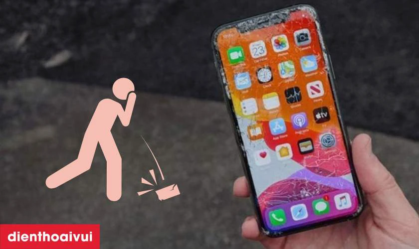 Nguyên nhân tại sao điện thoại dễ bị nứt vỡ mặt kính