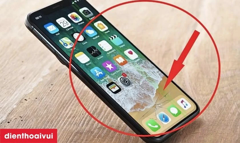 Nguyên nhân tại sao điện thoại iPhone X dễ bị nứt vỡ mặt kính