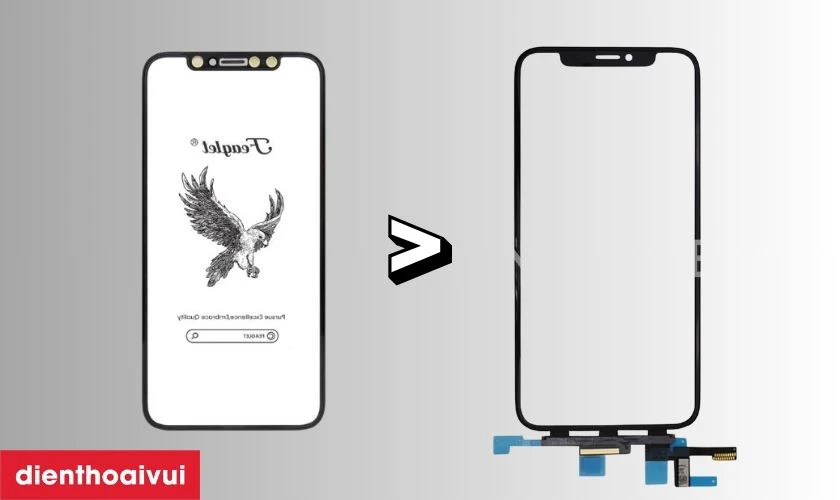 Thay kính cảm ứng iPhone Xr chính hãng Feaglet là gì?