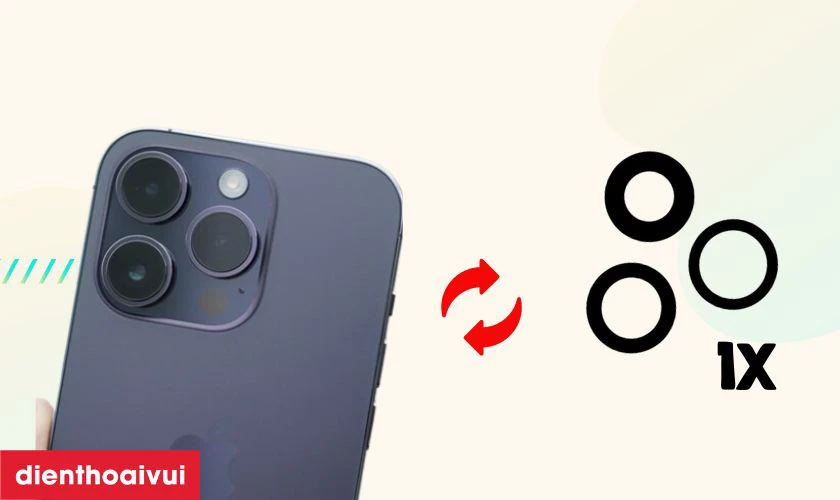 Thay kính camera iPhone 14 Pro Max viền dày 1X là gì?