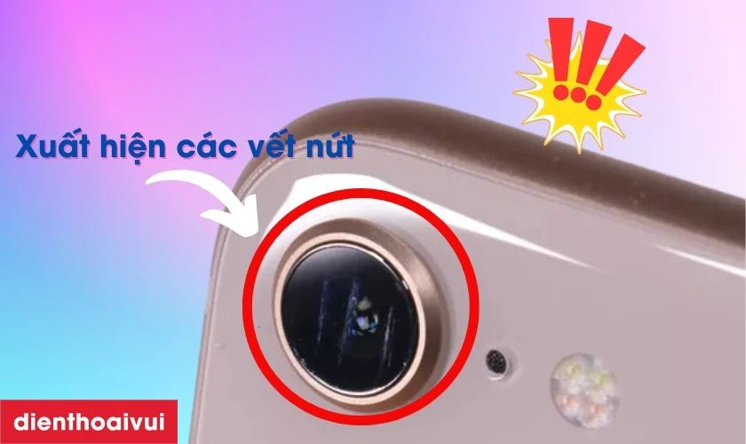 Xuất hiện các vết nứt, vỡ trên mặt kính camera sau iPhone 8