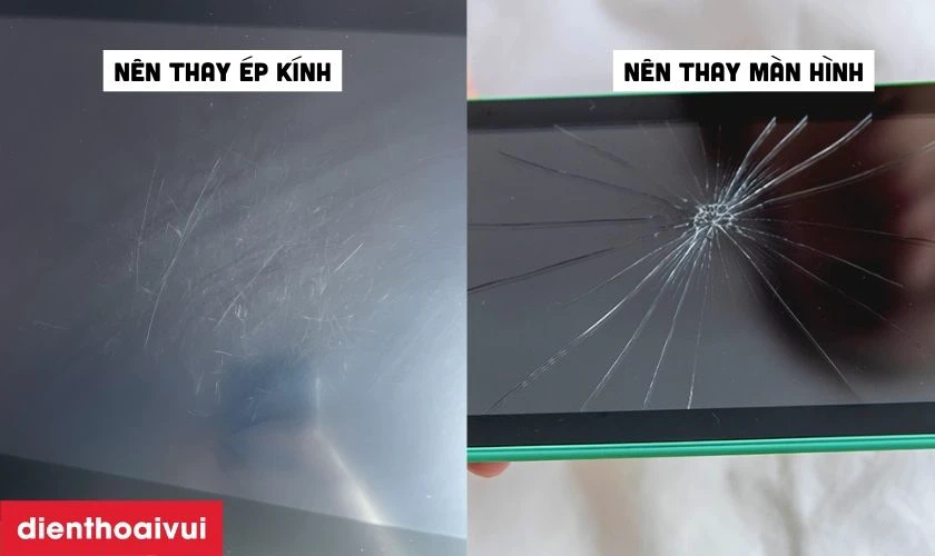 Thay m&agrave;n h&igrave;nh v&agrave; thay &eacute;p k&iacute;nh iPad Air 3 c&oacute; g&igrave; kh&aacute;c nhau?