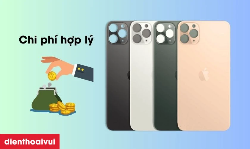 Thay kính lưng Orizin có mức giá hợp lý, tiết kiệm ngân sách