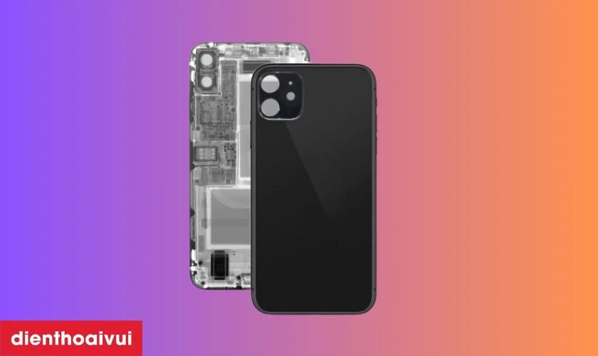 Các loại kính lưng điện thoại iPhone 12 Mini hiện có trên thị trường