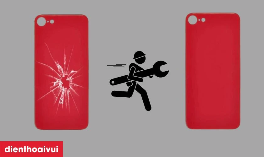 Thay kính lưng iPhone 8 chính hãng Aries là giải pháp được nhiều người lựa chọn