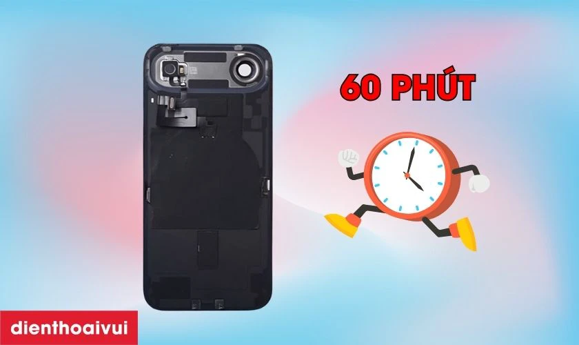Tại Điện Thoại Vui, thời gian thay k&iacute;nh lưng iPhone Air chỉ từ 60 ph&uacute;t