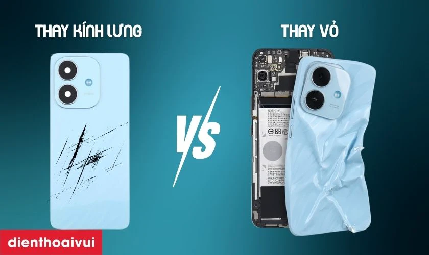 Khi n&agrave;o thay k&iacute;nh lưng v&agrave; khi n&agrave;o thay nguy&ecirc;n bộ vỏ Oppo A3X?