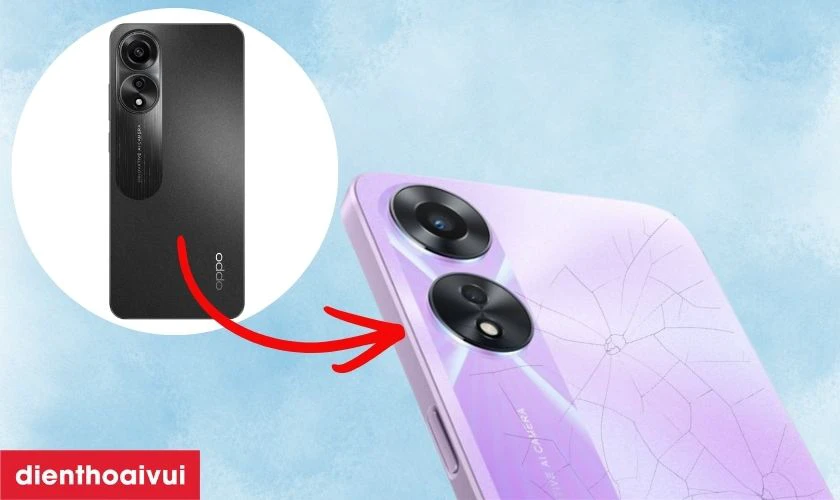Thay k&iacute;nh lưng OPPO A78 l&agrave; g&igrave;?