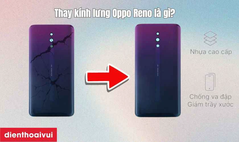 Thay kính lưng Oppo Reno là gì?