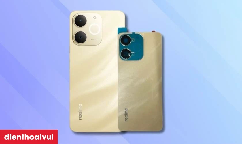 Một số lưu &yacute; khi thay k&iacute;nh lưng Realme Note 70
