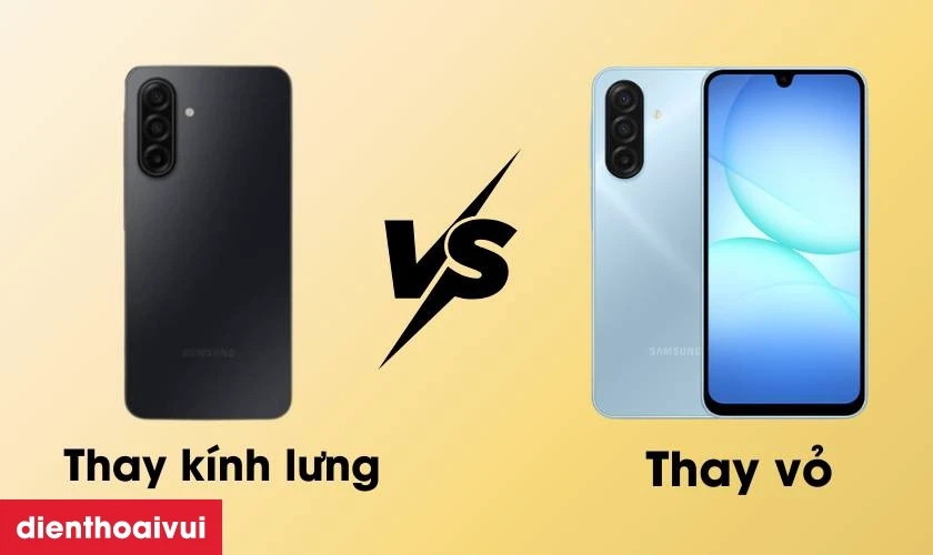 Thay k&iacute;nh lưng Samsung Galaxy A17