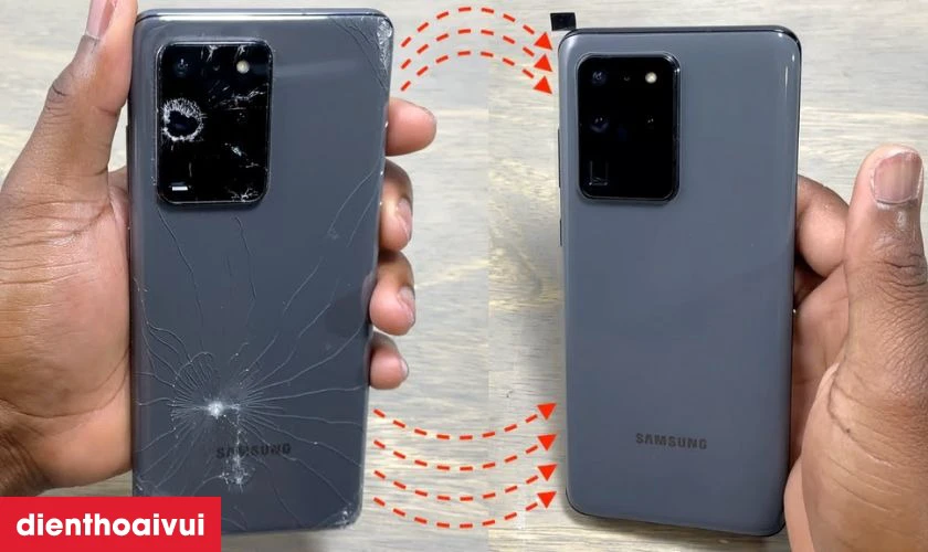 Kính lưng hãng Safety là lựa chọn tốt nhất để thay cho Samsung Galaxy S20 Ultra