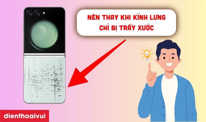 Ph&acirc;n biệt giữa thay k&iacute;nh lưng v&agrave; nguy&ecirc;n bộ vỏ