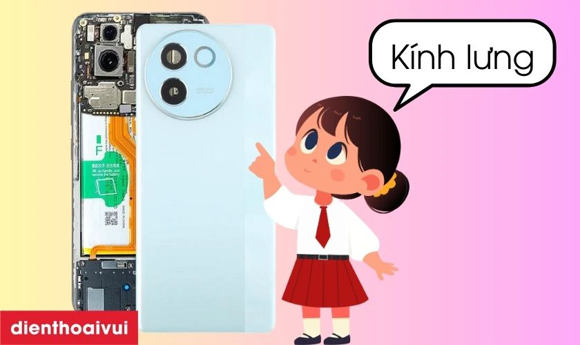 Thay kính lưng (nắp lưng) Vivo V30E là gì?