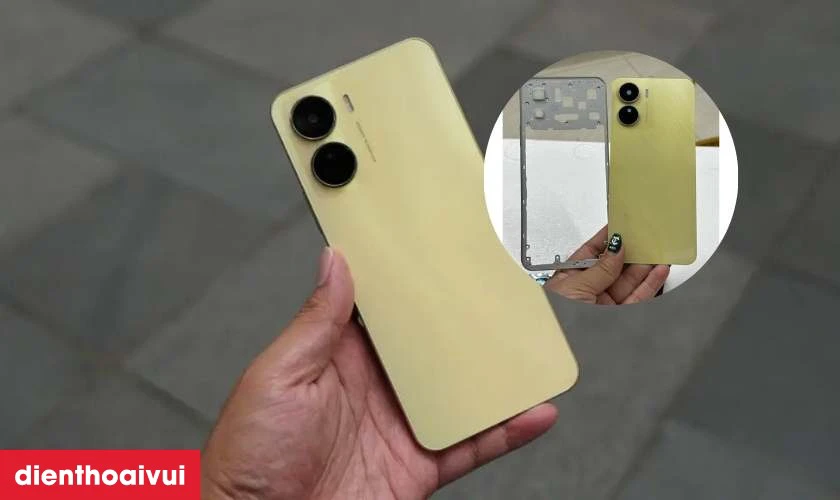 Nguy&ecirc;n nh&acirc;n khiến mặt lưng Vivo Y16 bị nứt vỡ