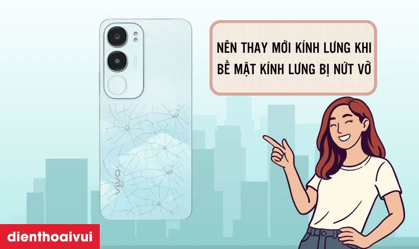 Khi n&agrave;o thay k&iacute;nh lưng v&agrave; khi n&agrave;o thay nguy&ecirc;n bộ vỏ Vivo Y19S Pro?