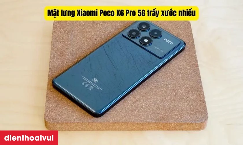 Trường hợp n&agrave;o cần thay k&iacute;nh lưng Xiaomi Poco X6 Pro 5G?