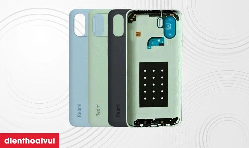 Ph&acirc;n biệt thay k&iacute;nh lưng v&agrave; thay vỏ full Xiaomi Redmi A2 Plus