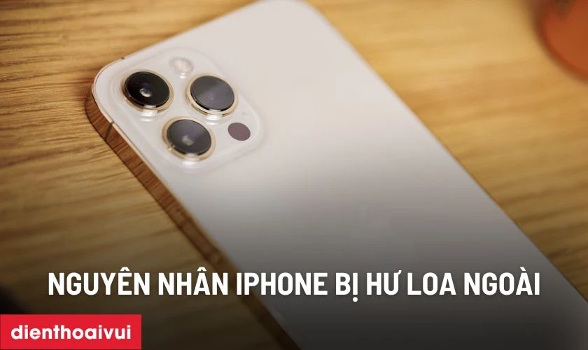 Nguyên nhân iPhone 12 Pro Max bị hư loa ngoài thường gặp