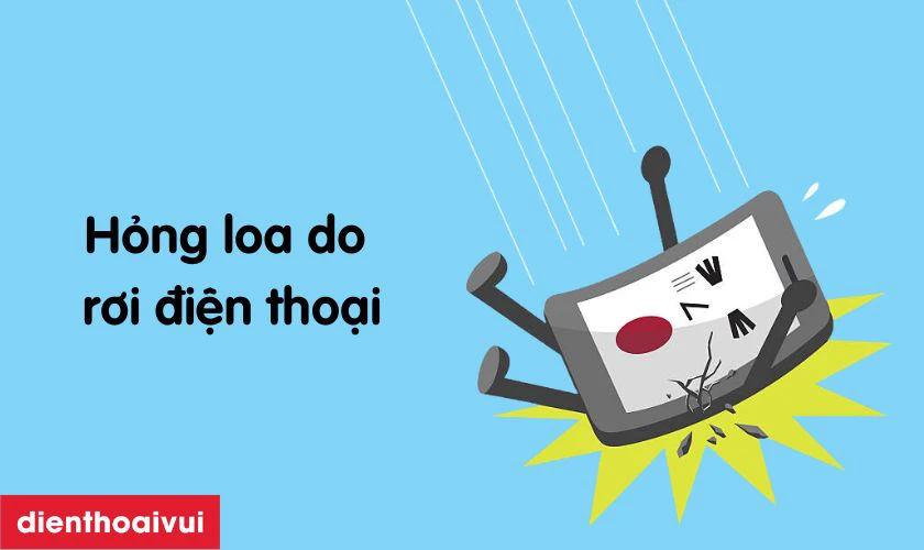 Điện thoại bị va đập, bị dính nước