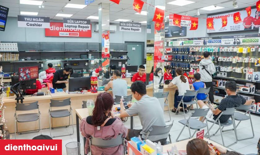 Quy trình thay loa ngoài Realme C53 lấy liền uy tín tại Điện Thoại Vui