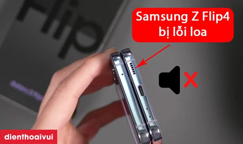Thay loa ngoài Samsung Galaxy Z Flip 4 là gì?