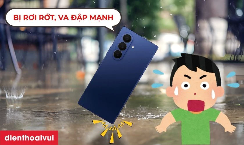 Va đập khiến loa ngo&agrave;i Samsung Galaxy Z Fold 7 bị r&egrave;, m&acirc;́t ti&ecirc;́ng