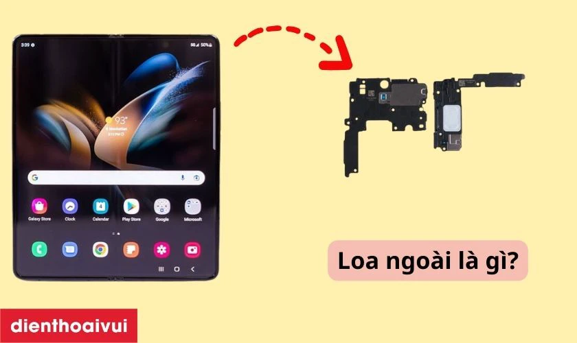 Thay loa ngoài Samsung Z Fold 4 là gì?