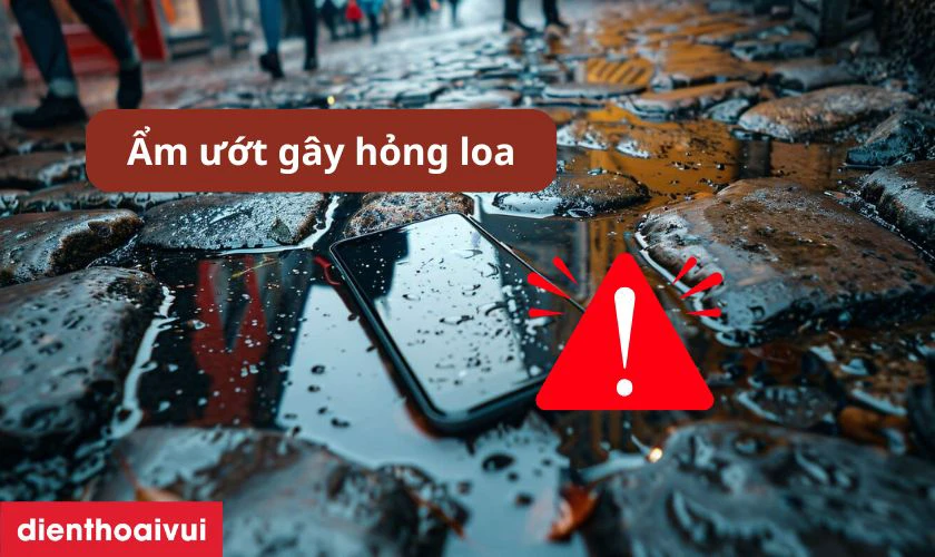 Ngấm nước khiến loa ngo&agrave;i Xiaomi 12 bị r&egrave;, hỏng