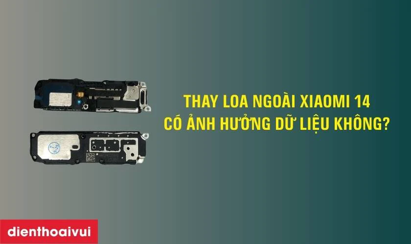 Thay loa c&oacute; ảnh hưởng g&igrave; đến dữ liệu kh&ocirc;ng?