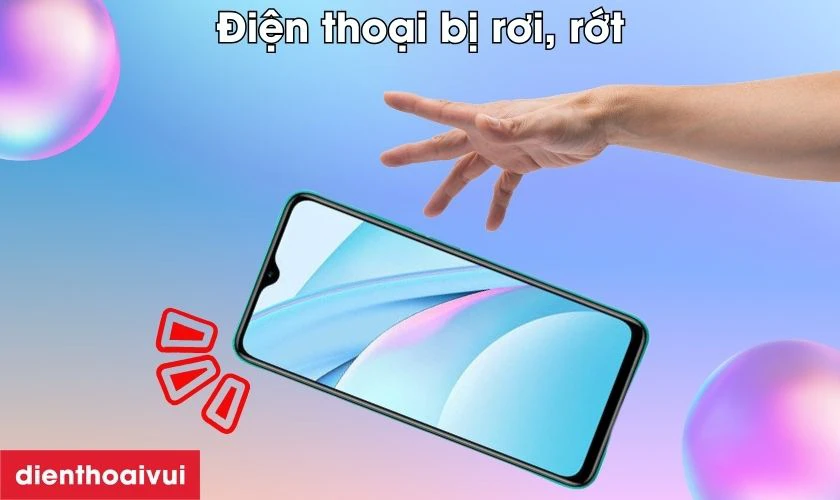 Điện thoại Xiaomi Redmi 9T bị rơi, rớt