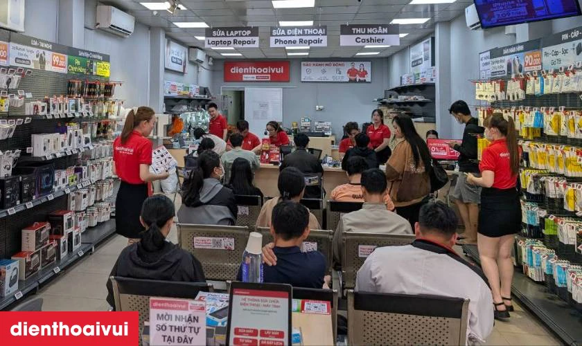 Quy tr&igrave;nh thay loa ngo&agrave;i Xiaomi Redmi 13 lấy liền tại Điện Thoại Vui