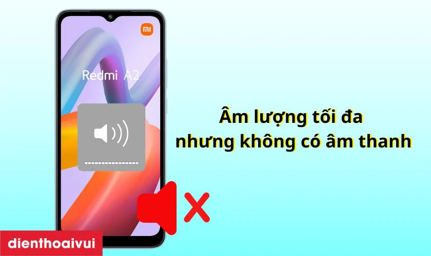 Dấu hiệu nhận biết cần thay loa ngo&agrave;i Xiaomi Redmi A2