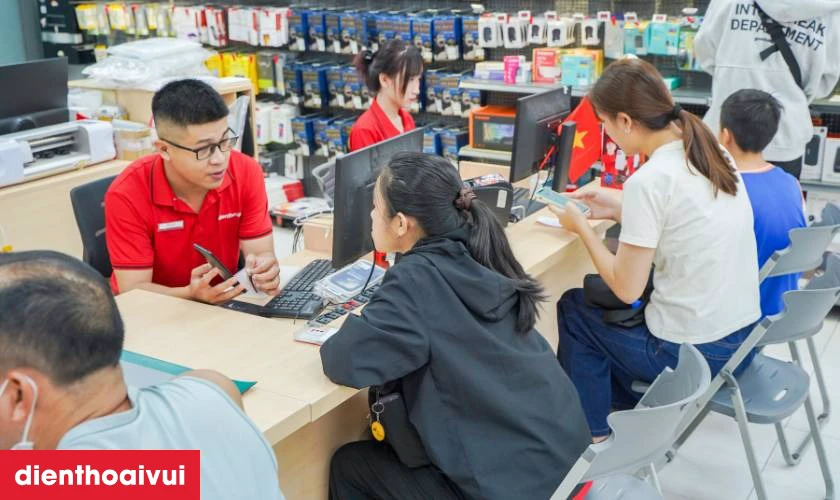 Quy tr&igrave;nh thay loa ngo&agrave;i Xiaomi Redmi Note 14 lấy liền tại Điện Thoại Vui