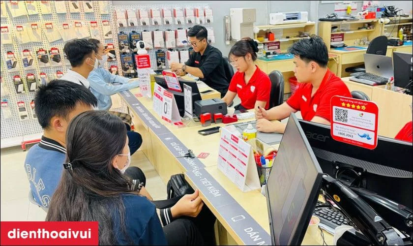 Dịch vụ thay loa trong iPhone 13 Pro Max chính hãng Aries chính hãng, lấy liền tại Điện Thoại Vui