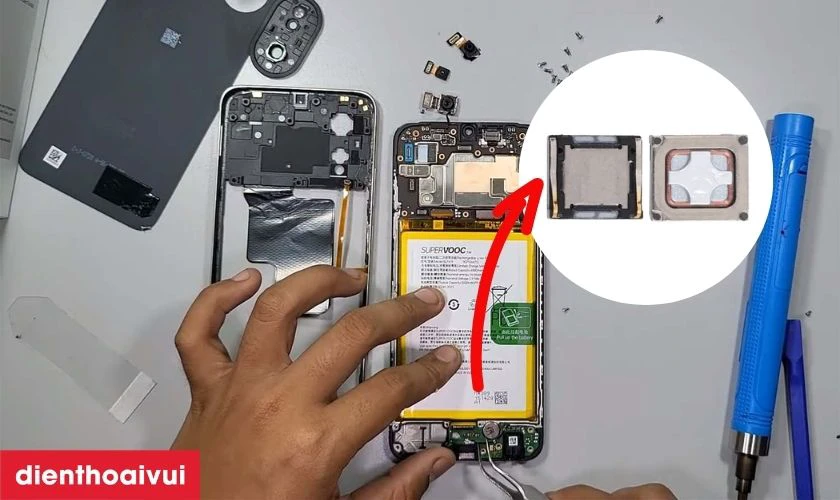 Thay loa trong Oppo A38 là gì?