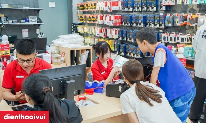 Quy trình thay loa trong Oppo A58 lấy liền tại Điện Thoại Vui