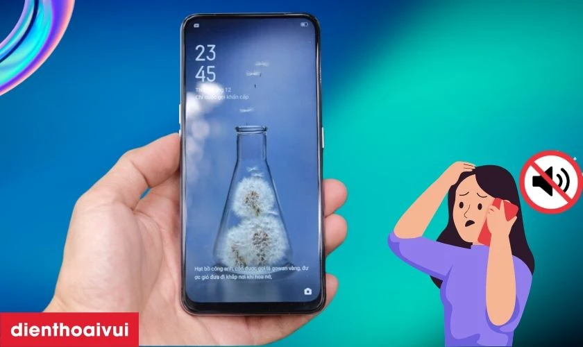 Không có bất cứ âm thanh nào khi bạn sử dụng OPPO F11 để gọi điện hay xem video