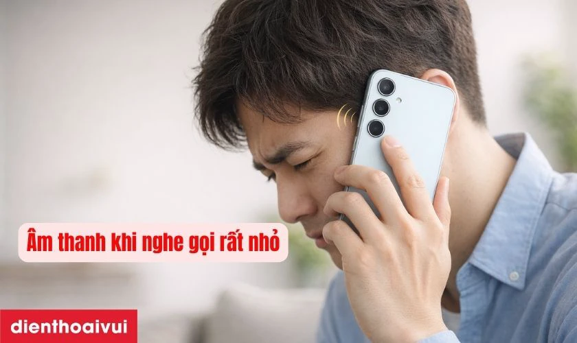 Dấu hiệu nhận biết cần thay loa trong Samsung Galaxy A55